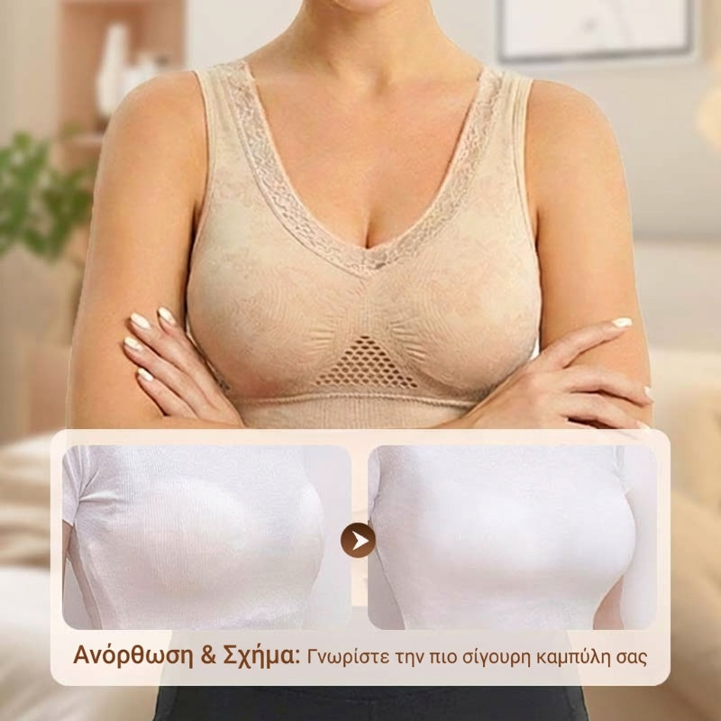 👙TRIAUMPH✨Σουτιέν υψηλής στήριξης από δαντέλα χωρίς ραφές για γυναίκες