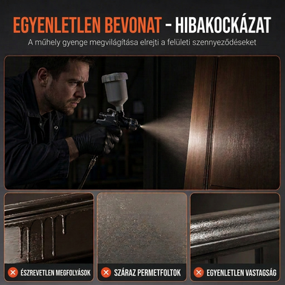 🛠️Könnyű szórópisztoly – LED-es célzás, egyenletes felület, sokoldalú felhasználás