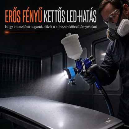 🛠️Könnyű szórópisztoly – LED-es célzás, egyenletes felület, sokoldalú felhasználás