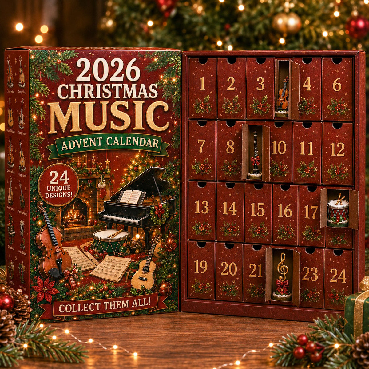 🎶Adventi naptár karácsonyi zenével 2026