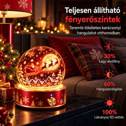 BVJ®🎄🦁2026 PRO MAX 5D intelligens világprojektor Több mint 100 magával ragadó világ létrehozása Bluetooth vezérléssel és hangeffektekkel-maotouying