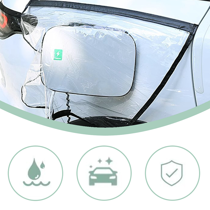 🔋🚗 Mágneses vízálló töltőcsatlakozó fedél elektromos autókhoz