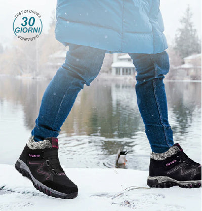 🥶 Fázik a Lába Télen? Ez a Női Téli Melegítő Csizma Segít! Puha Bélés, Csúszásmentes Talp ❄️