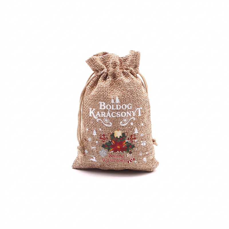 🎄✨ Karácsonyi zsákvászon ajándéktasak húzózsinórral: Stílusos csomagolás másodpercek alatt – búcsú a drága csomagolópapírtól és a ragasztószalag bajlódásától! 🎅🎁
