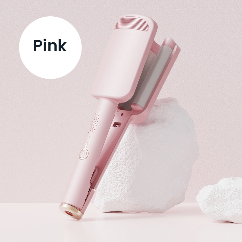 ✨32 mm-es hullámos negatív ionos hajsütővas – 4 fokozatban állítható hőmérséklet – szalonminőségű frizura otthon is💇‍♀️
