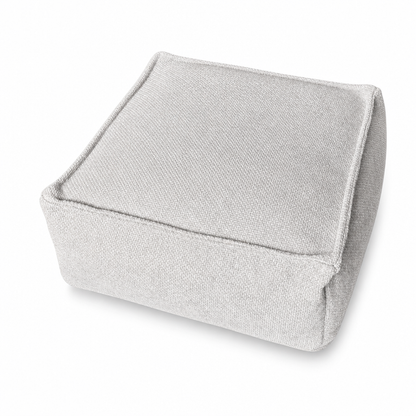 📢 50% kedvezmény! 🧺 Tároló puffhuzat – Nagy cipzárral, mosható, 45x45x23 cm ✨