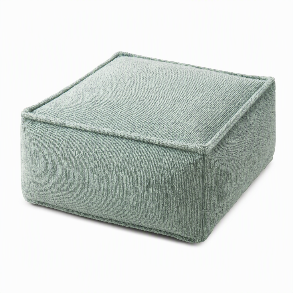 📢 50% kedvezmény! 🧺 Tároló puffhuzat – Nagy cipzárral, mosható, 45x45x23 cm ✨
