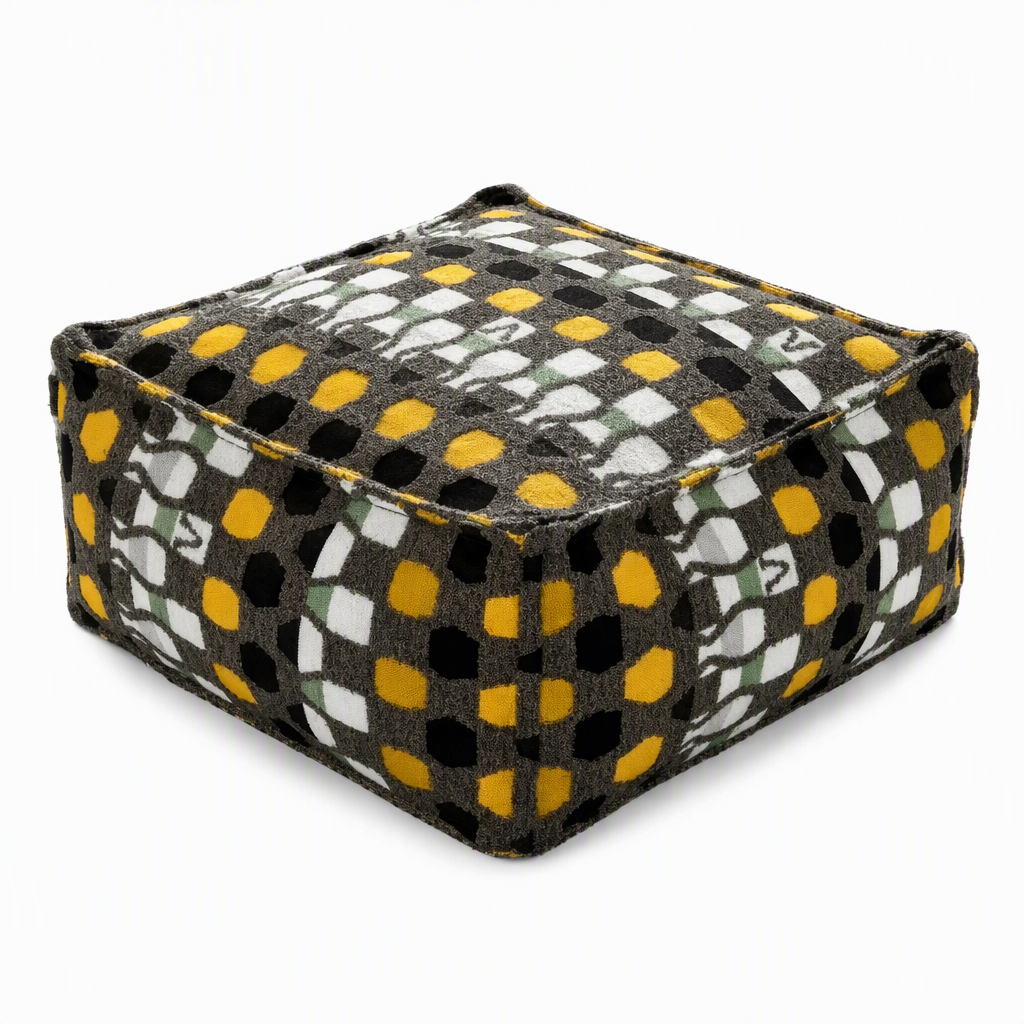 📢 50% kedvezmény! 🧺 Tároló puffhuzat – Nagy cipzárral, mosható, 45x45x23 cm ✨
