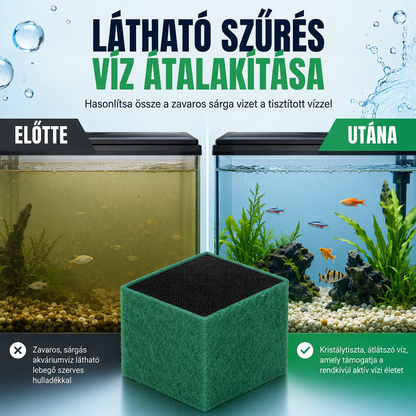 🐠1+1 INGYEN💧Aktivált Szénszűrő Kocka