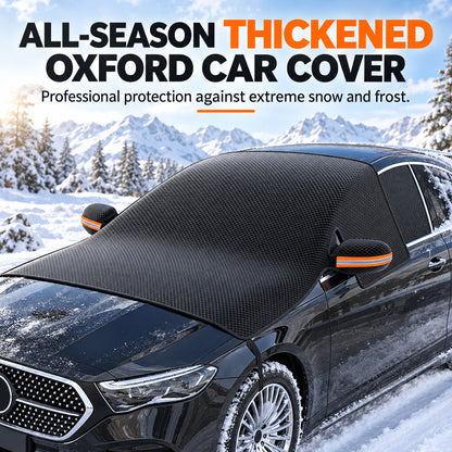 ❄️ MOST 50% KEDVEZMÉNY! 🚗 Megvastagított Oxford szélvédőhuzat – szélálló mágneses szegélyek, vízálló és egész évben védelmet nyújt jég, hó és nap ellen ☀️