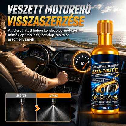 🚗 Autó üzemanyag-befecskendező tisztító adalék – Lerakódott korom eltávolítása ✨